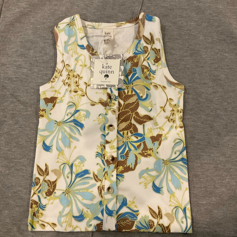 Kate quinn tank blue honeysuckle 2 t 6t